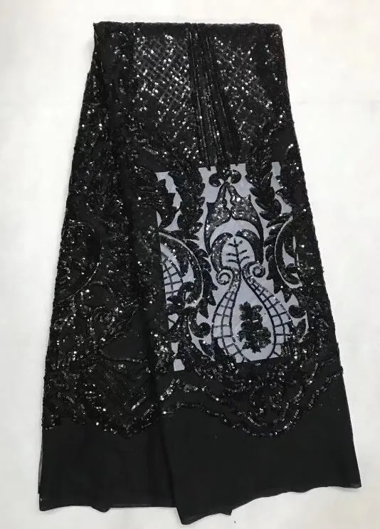 5 YARDS / 10 COLORS / Kimberley Damask Glitter Embroidery Mesh Lace  Party Prom Bridal Dress Fabric