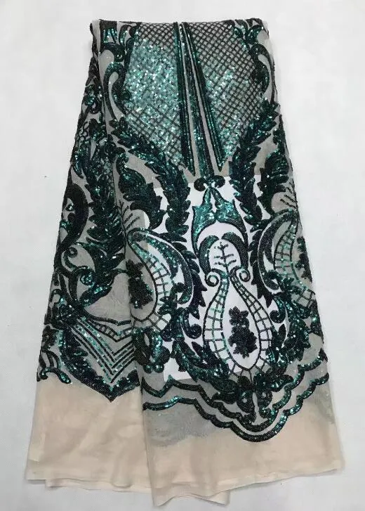 5 YARDS / 10 COLORS / Kimberley Damask Glitter Embroidery Mesh Lace  Party Prom Bridal Dress Fabric