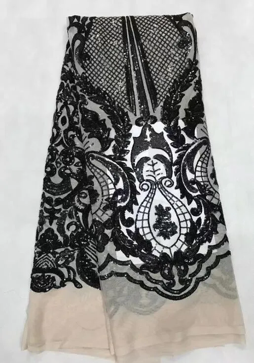5 YARDS / 10 COLORS / Kimberley Damask Glitter Embroidery Mesh Lace  Party Prom Bridal Dress Fabric
