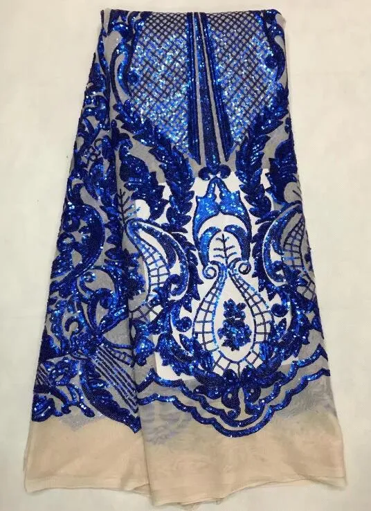 5 YARDS / 10 COLORS / Kimberley Damask Glitter Embroidery Mesh Lace  Party Prom Bridal Dress Fabric