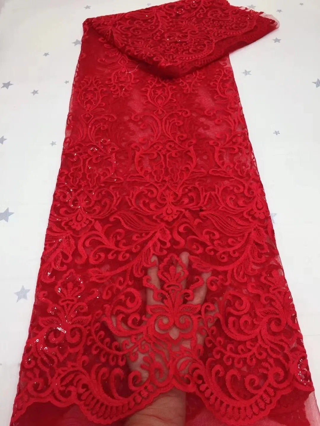5 YARDS / 8 COLORS / Abigail Floral Glitter Sequin Beaded Embroidery Tulle Mesh Lace Party Prom Bridal Dress Fabric