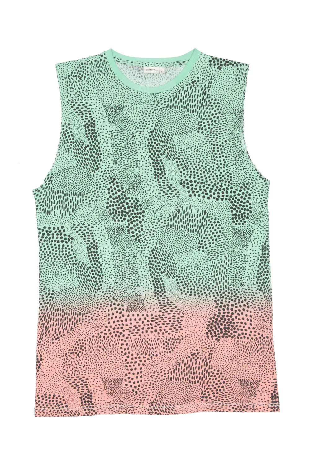 ABSTRACT TANK DRESS RAINBOW