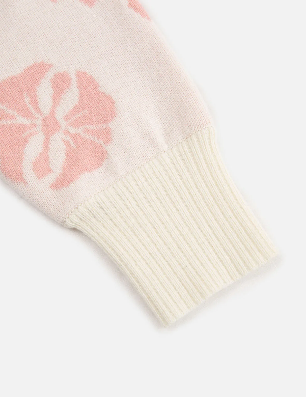 Allover Kamon and Logo Jacquard Sweater