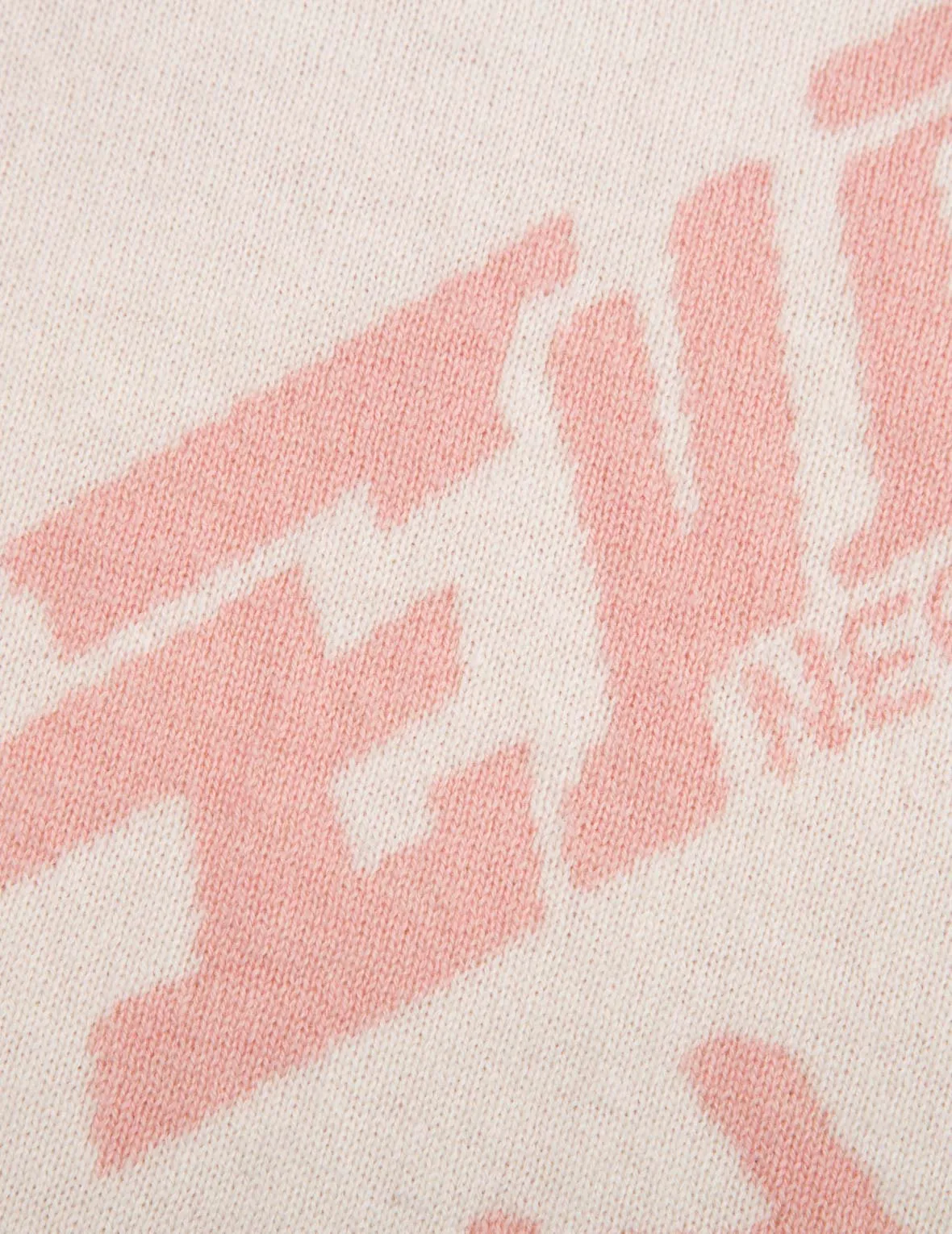 Allover Kamon and Logo Jacquard Sweater