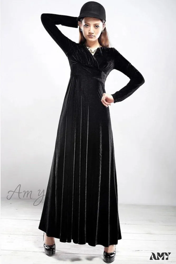 Amy Fashion - Plus Size 4XL 5XL Women Winter Dress