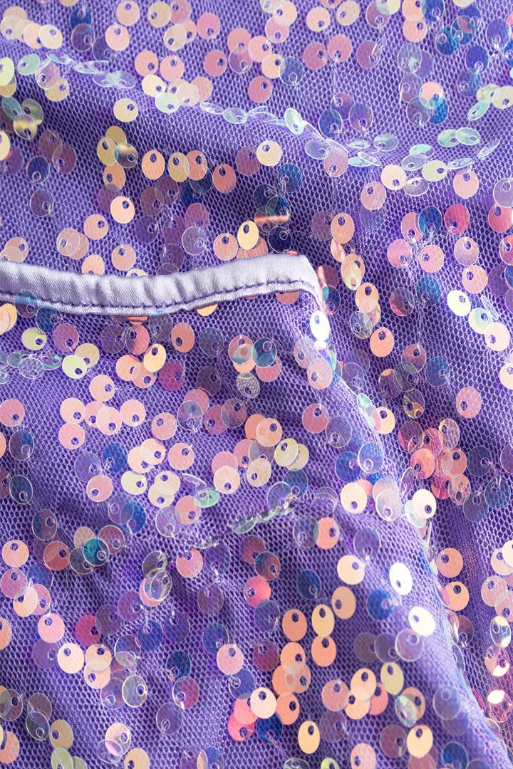 Aya Sequin Dress - Purple