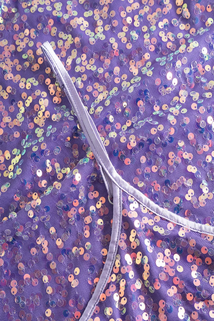 Aya Sequin Dress - Purple