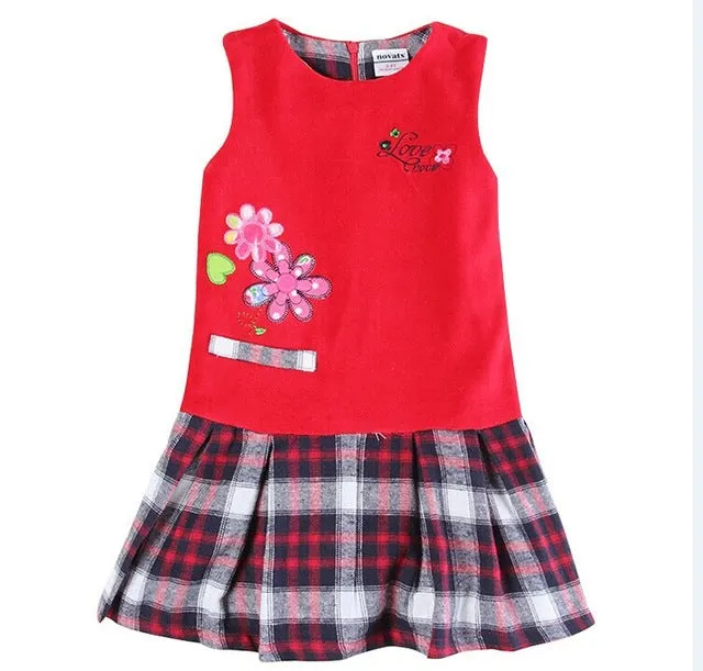 baby girl dresses nova brand embroidery flora cotton dress kids clothes roupas infantil meninas baby clothing dress for girls