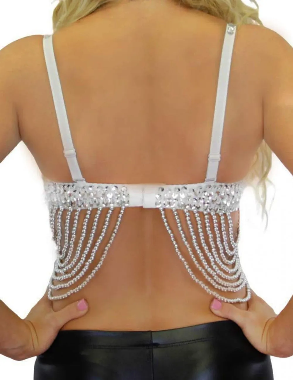 Beaded Sequin Bra