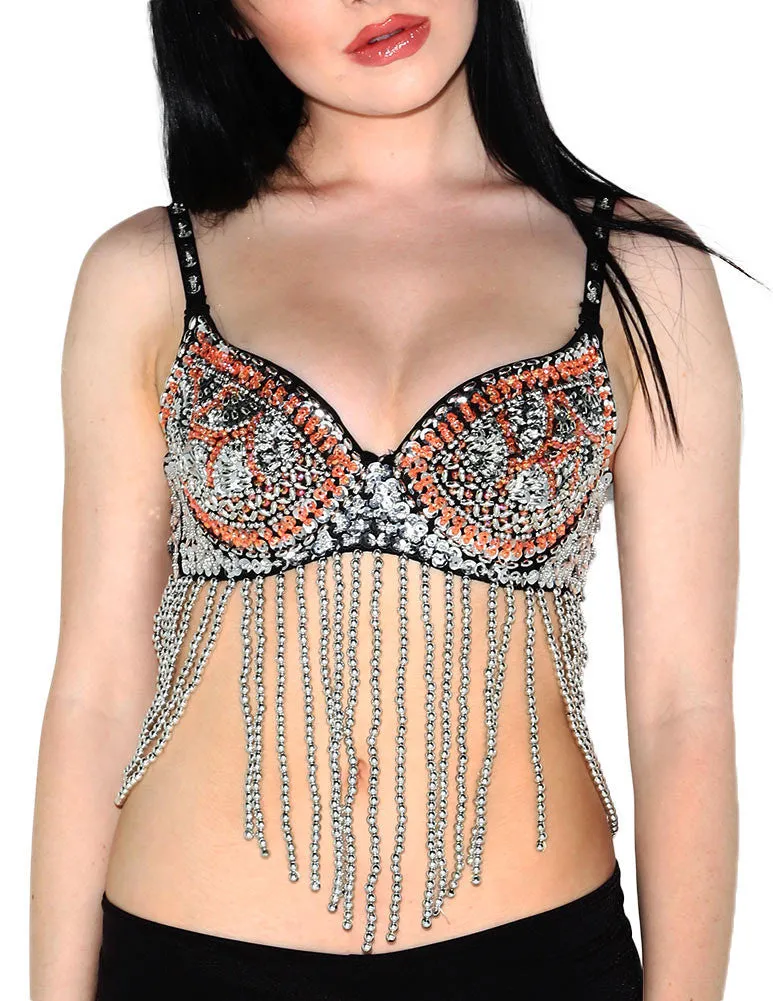 Beaded Sequin Bra