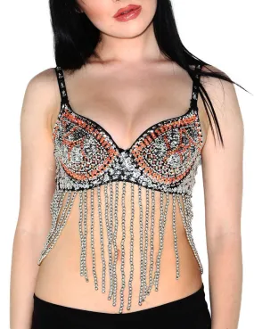 Beaded Sequin Bra
