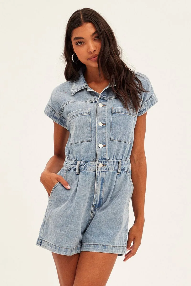 Blue Overall Denim