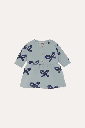 Blue Ribbons Baby Dress