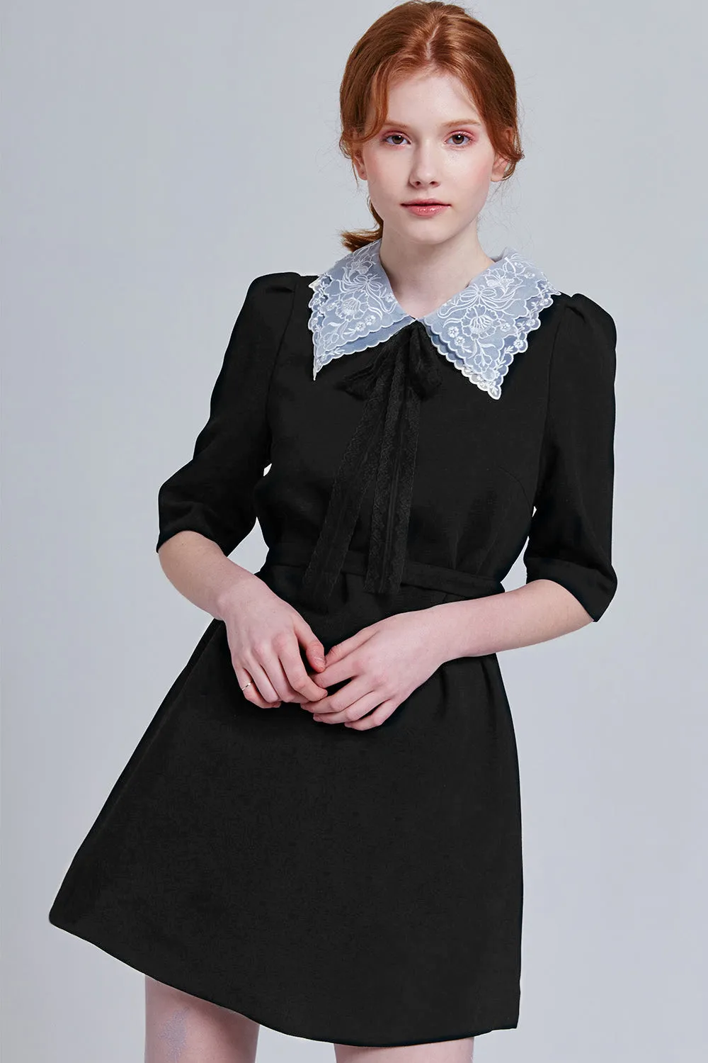 Briella Lace Collar Dress