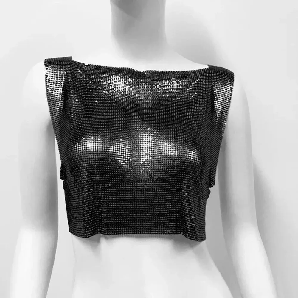 Chain Mail Crop Top