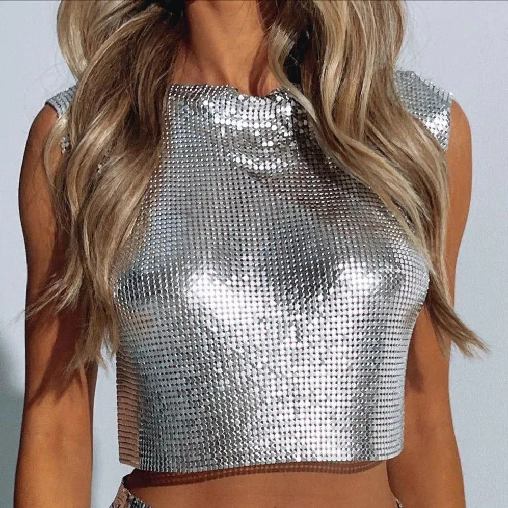 Chain Mail Crop Top
