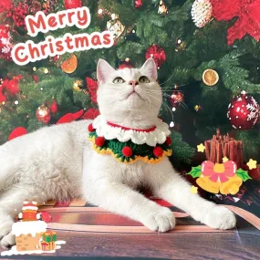 Christmas Pet Collar Cat Supplies Necklace