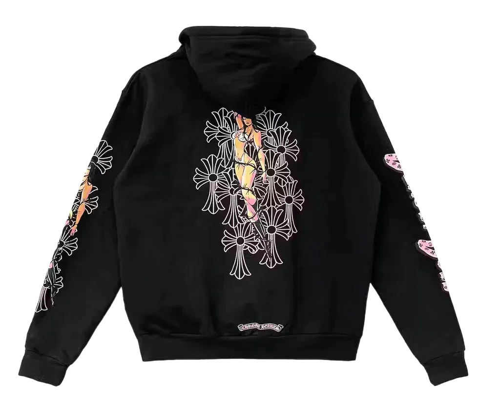 Chrome Hearts "Deadly Doll Zip Up Hoodie Black"