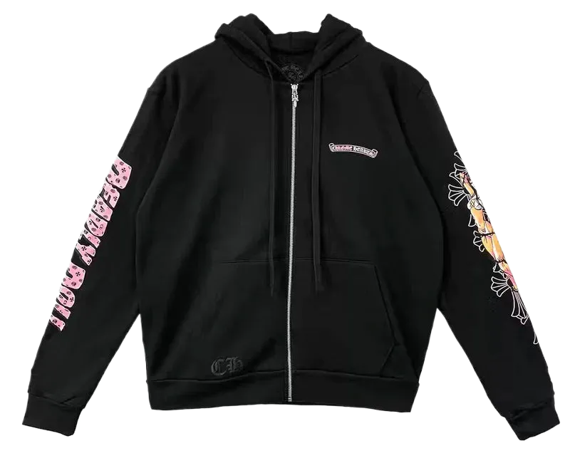 Chrome Hearts "Deadly Doll Zip Up Hoodie Black"
