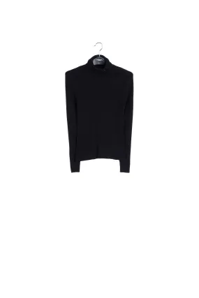 Collar ribbed sweater