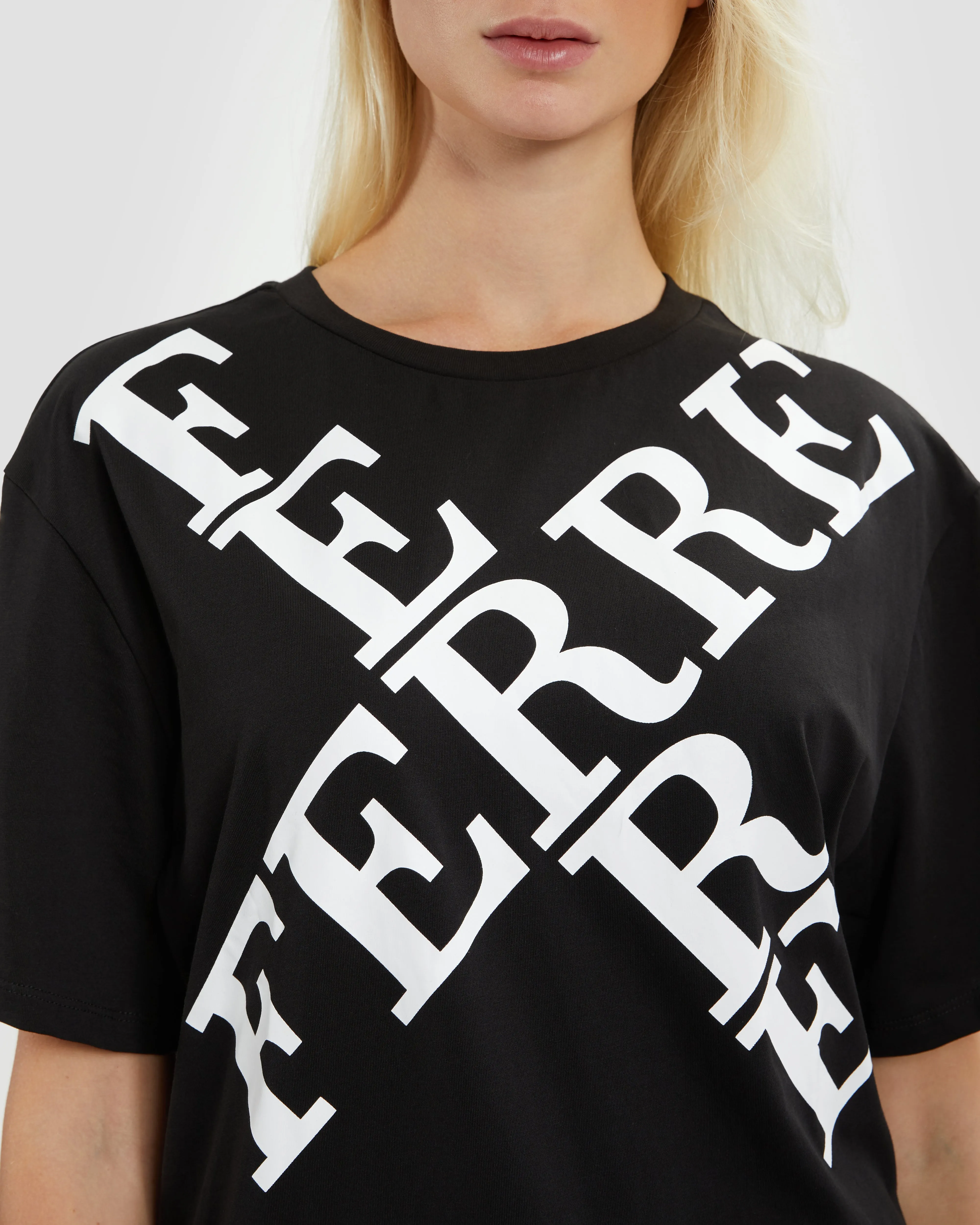 Cross Branding T-Shirt Dress