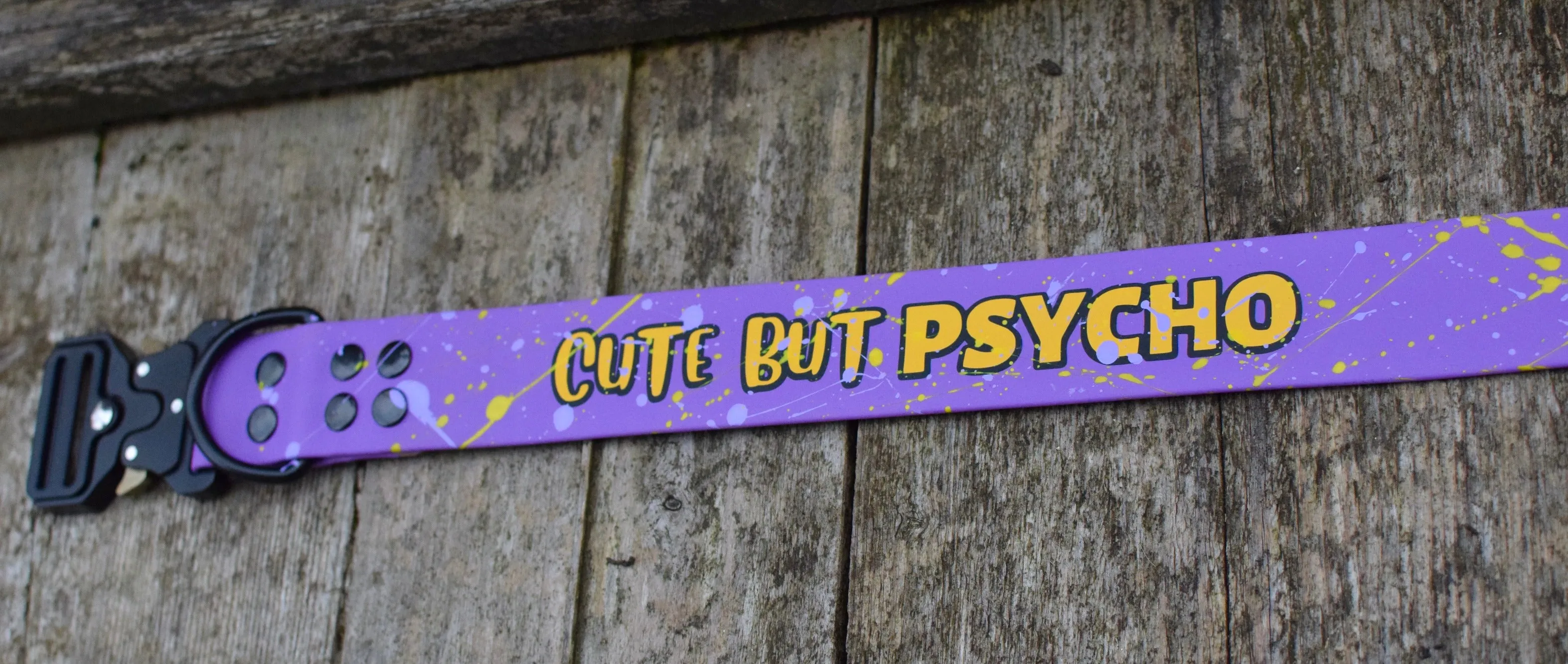 Cute but Psycho Big Dog collar - 38mm