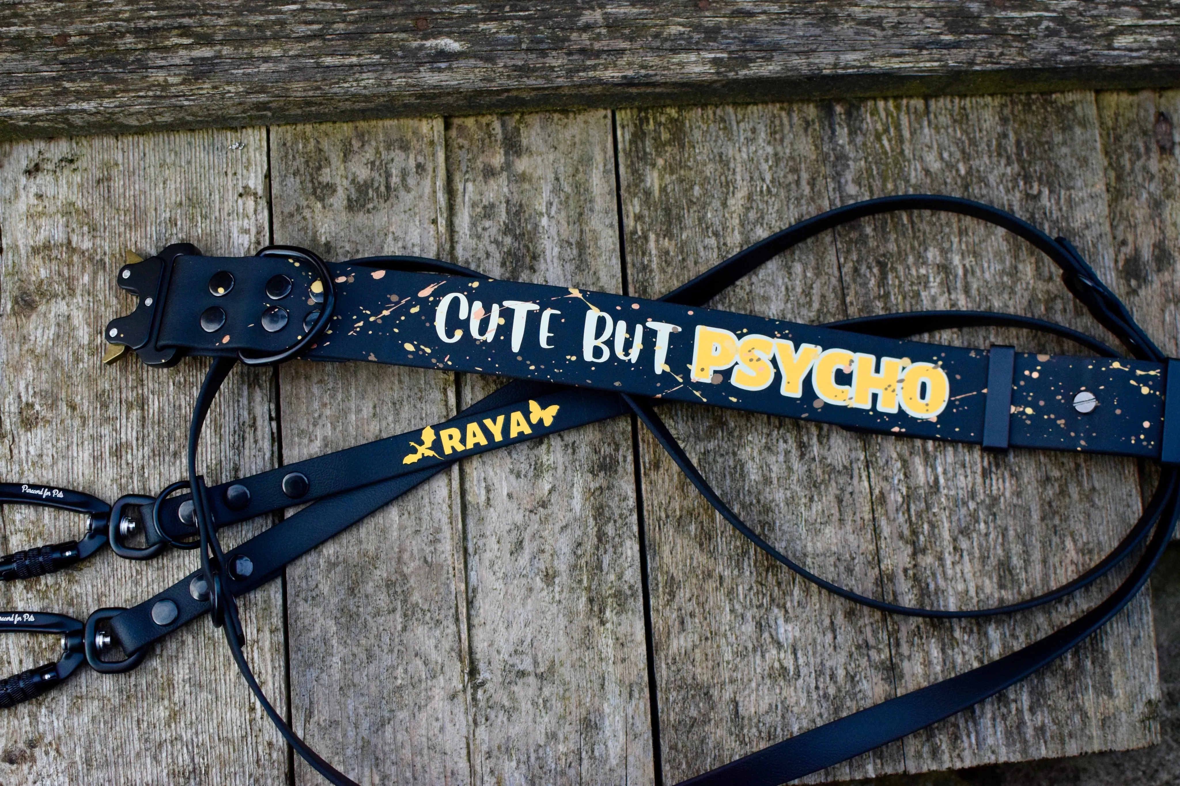 Cute but Psycho Big Dog collar - 38mm