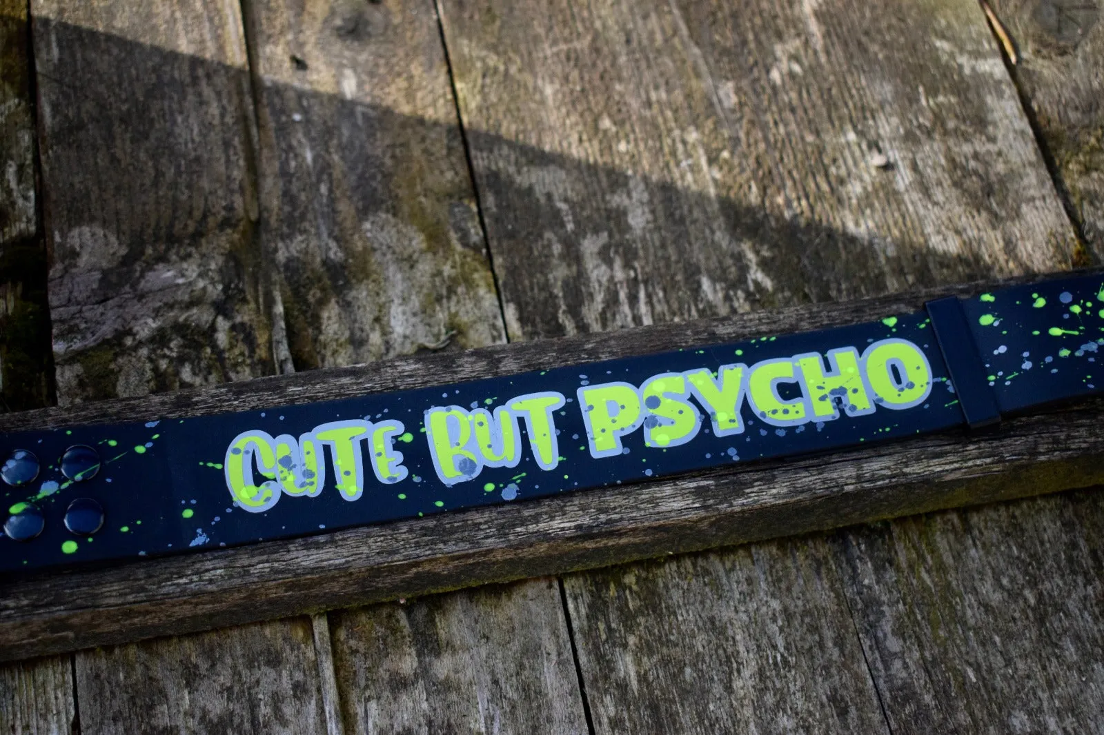 Cute but Psycho Big Dog collar - 38mm