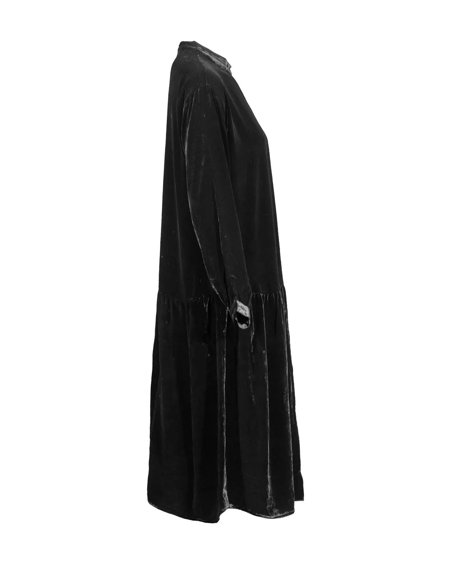 Eileen Fisher Velvet Drop Waist Dress