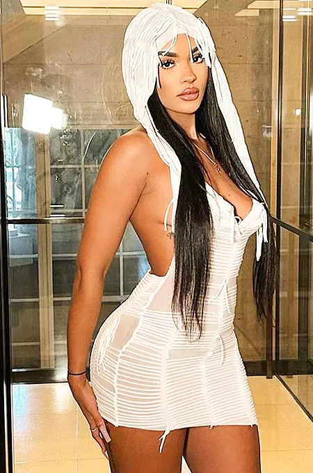 ‘Enigma’ Hooded Dress