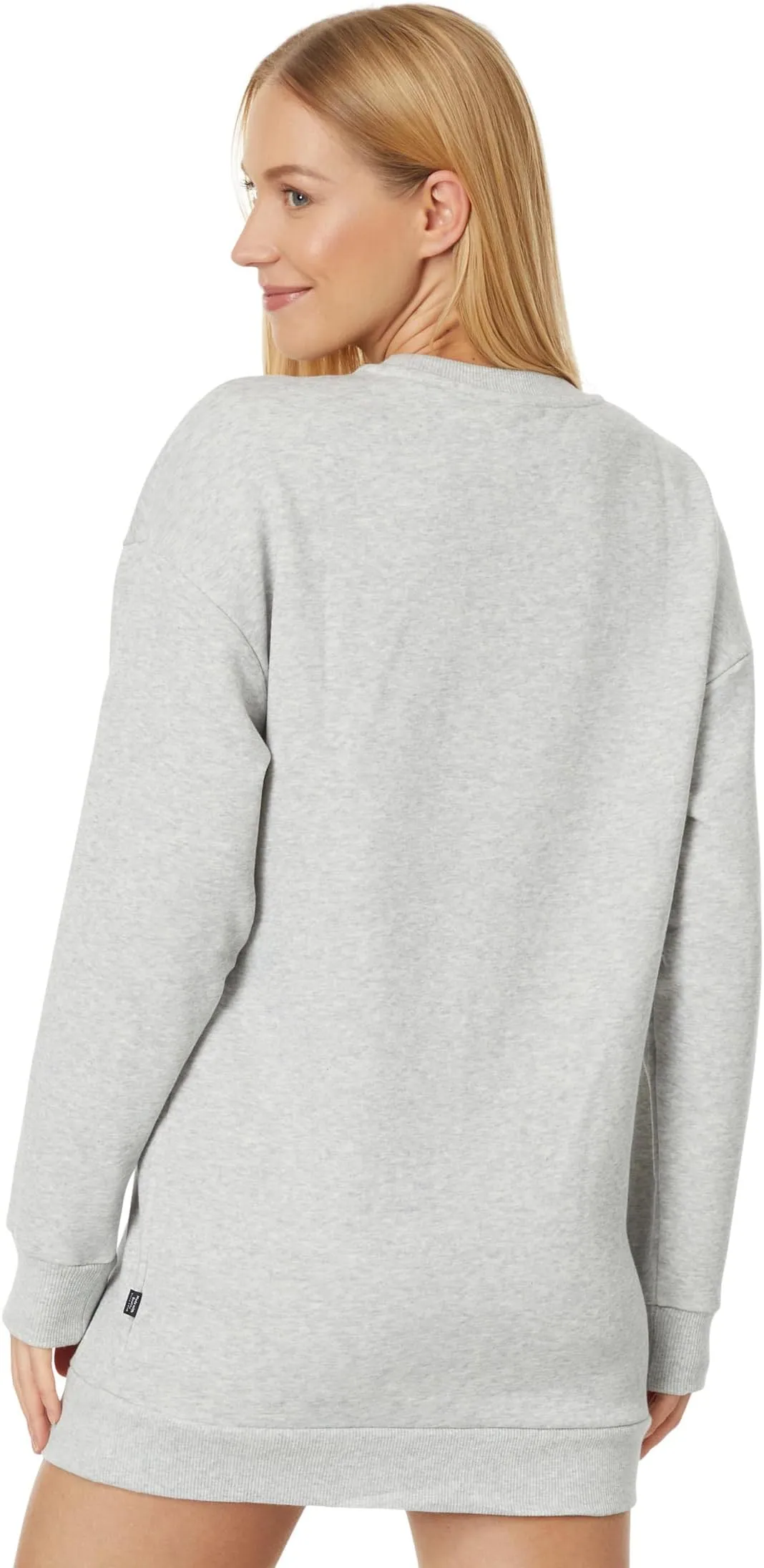 Essentials  PUMA Fleece Dress in Light Gray Heather