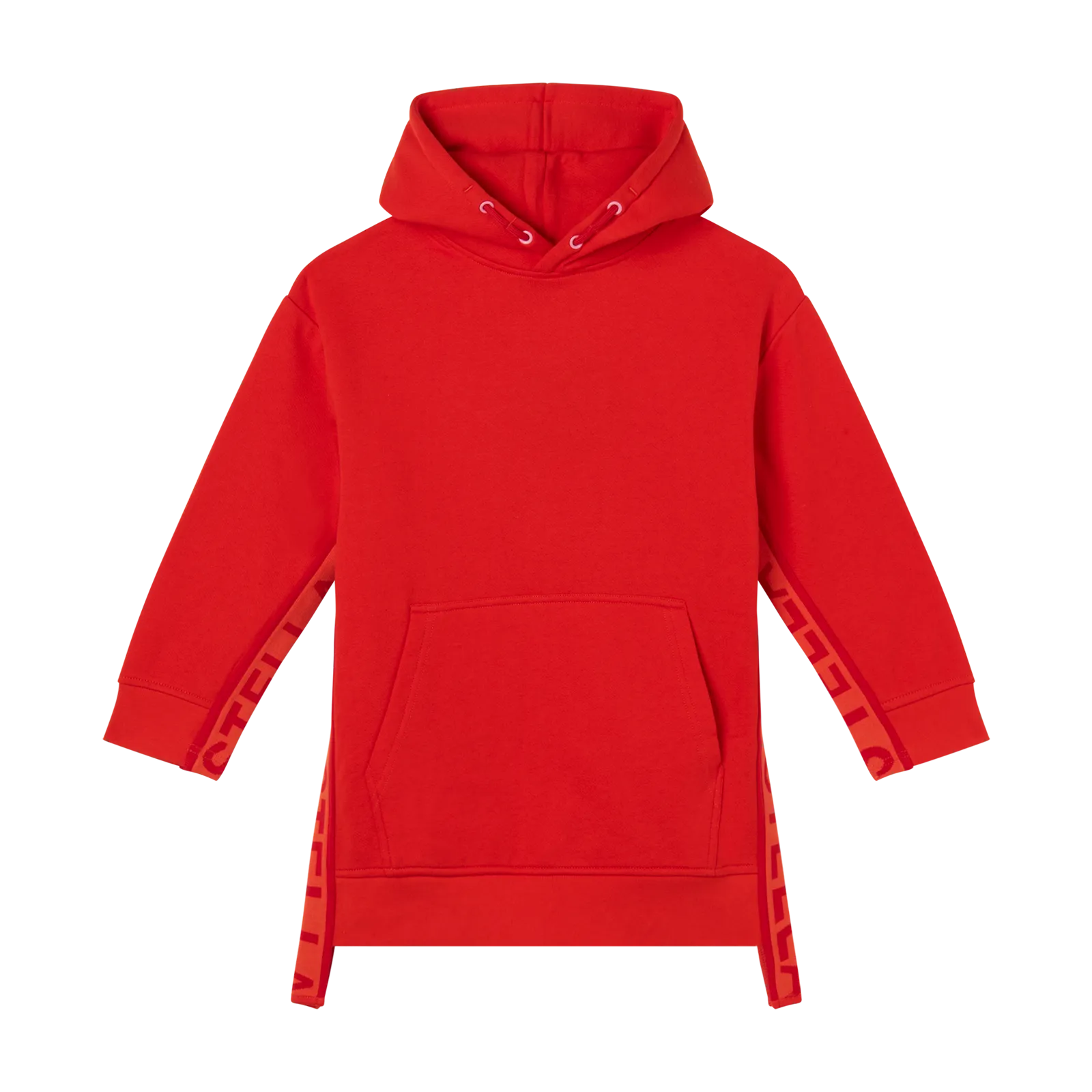 Fleece Active Dress With Logo Inserts & Hood