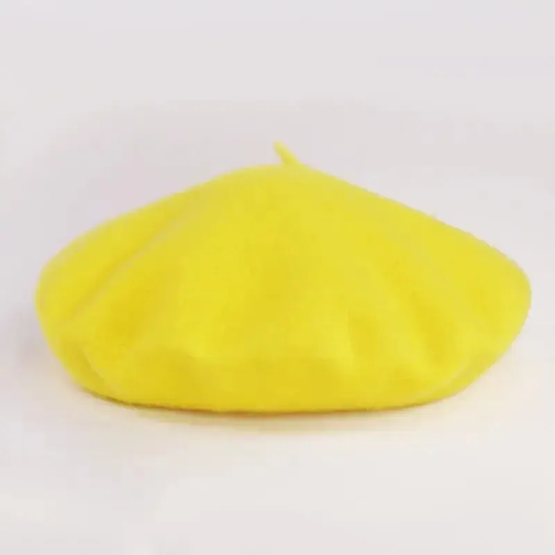French Painter Wool Beret Bonnet Warm Hat