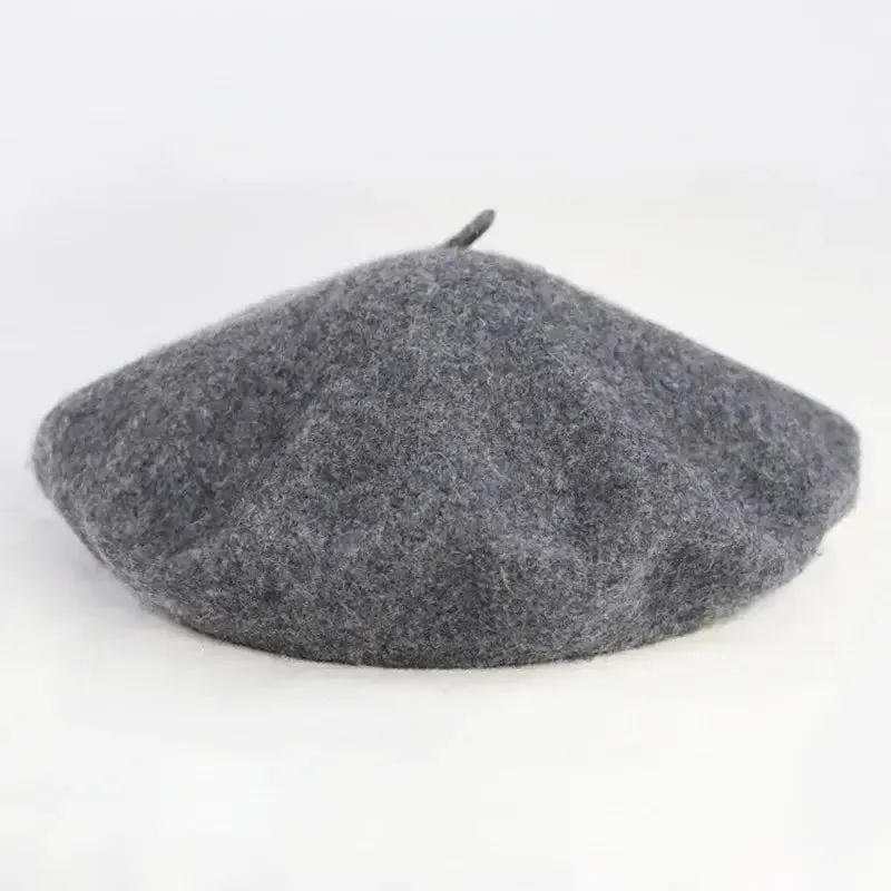 French Painter Wool Beret Bonnet Warm Hat