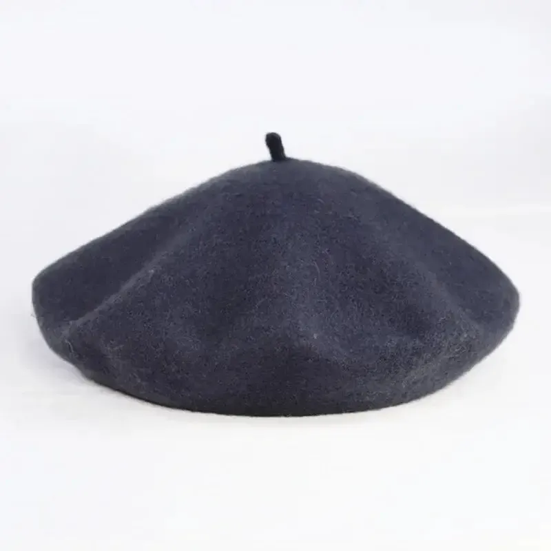 French Painter Wool Beret Bonnet Warm Hat
