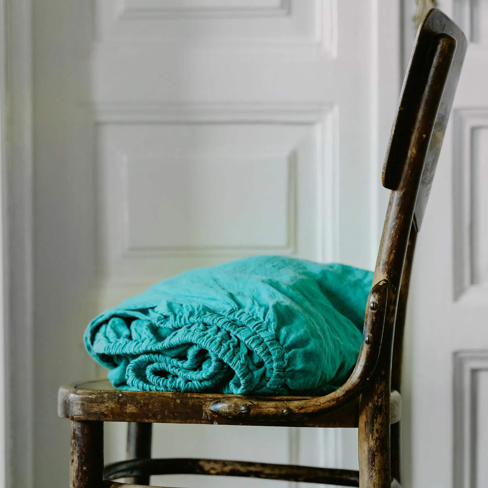 Fresh Grass linen sheets