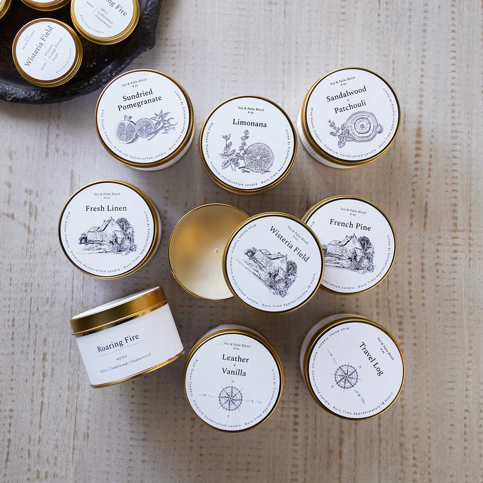Fresh Linen Travel Tin
