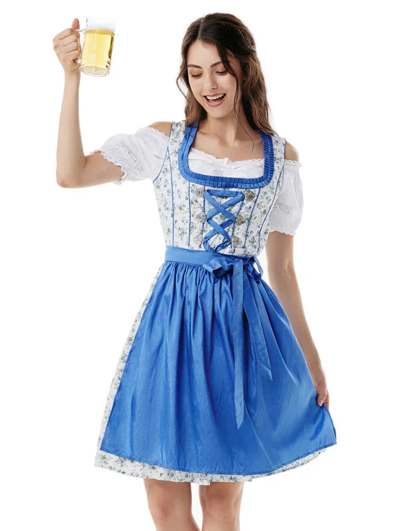 German Bavarian Oktoberfest Costumes Tops/Dress/Apron