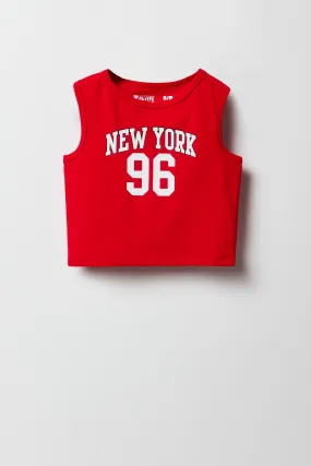 Girls Active Graphic Tank