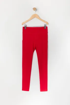Girls Active Legging with Side Pockets