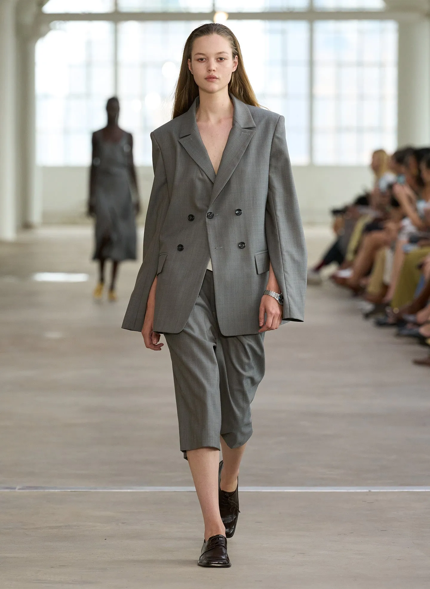 Grant Suiting Fold Over Long Short