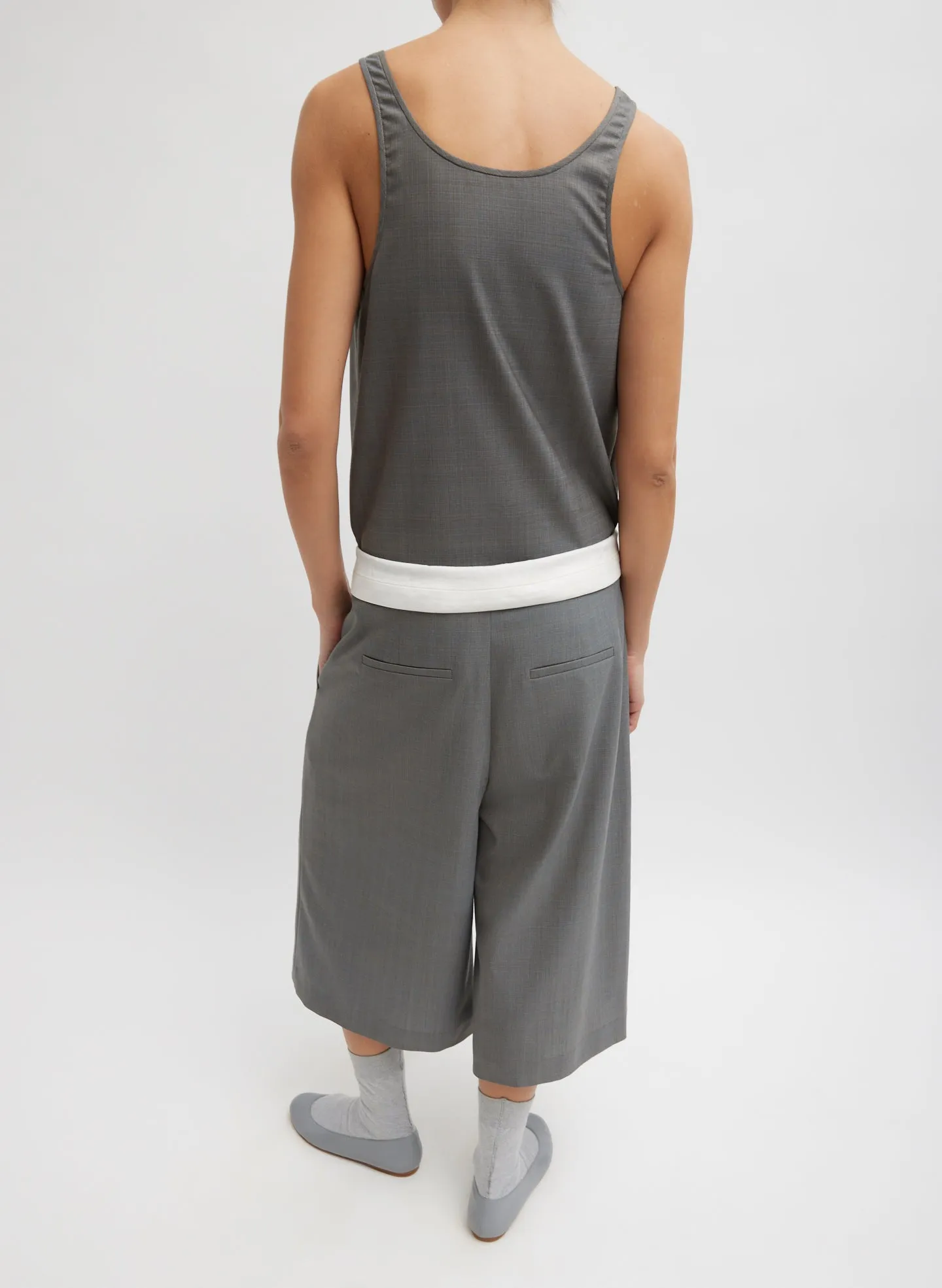 Grant Suiting Fold Over Long Short