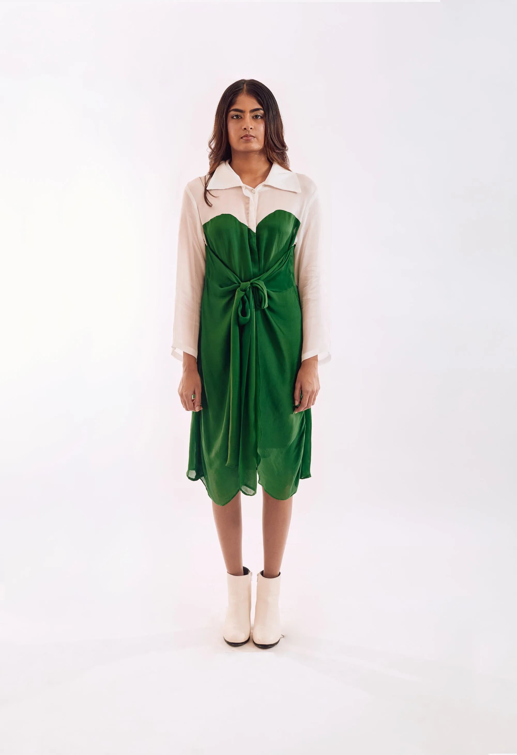 Half Tie Dress