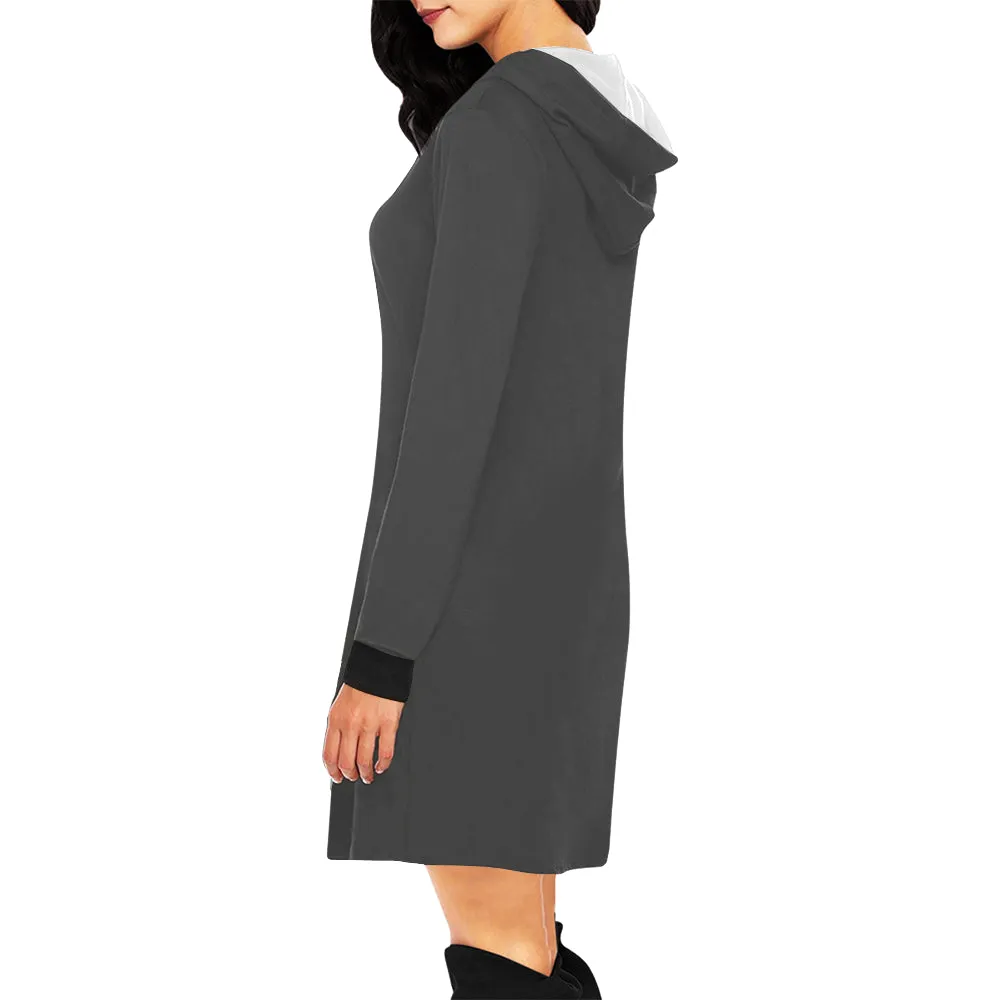 Hoodie Mini Dress - Can’t Breathe