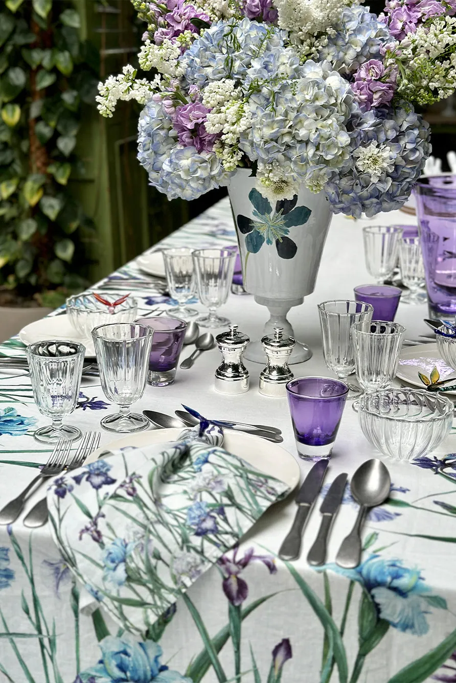 Iris Linen Tablecloth