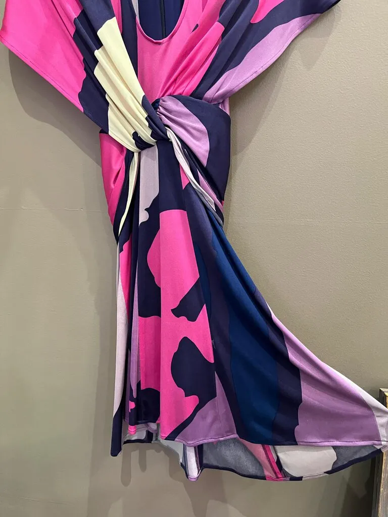 Issa London Silk Crossover Tie Dress - Size 6