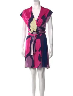 Issa London Silk Crossover Tie Dress - Size 6