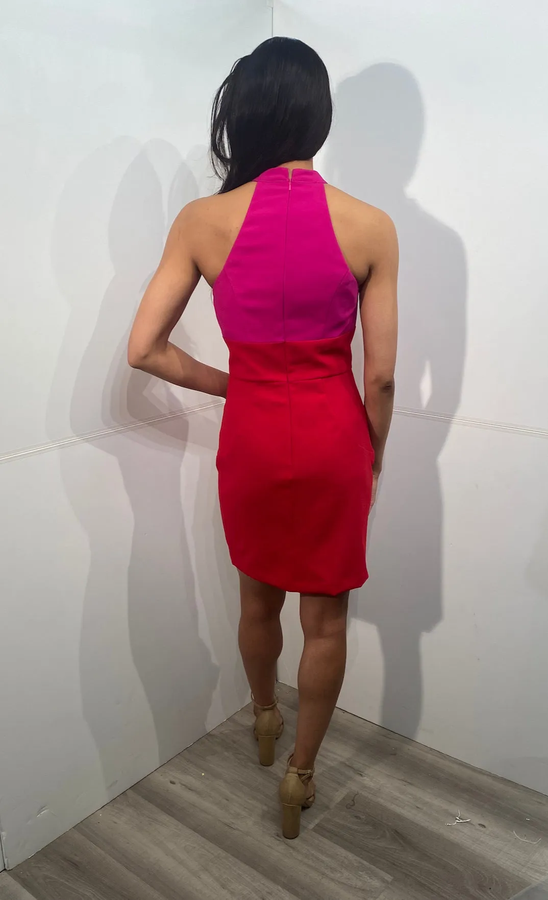Jersey Fitted Short Halter Dress by Jovani 22816