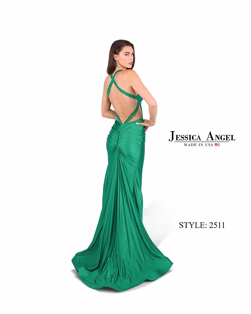 Jessica Angel - 2511 - Strappy Open Back Gown