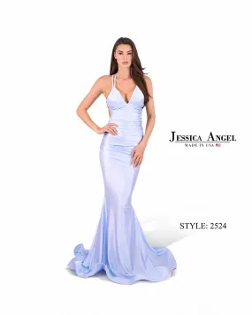 Jessica Angel - 2524 - Strappy Back Mermaid Gown